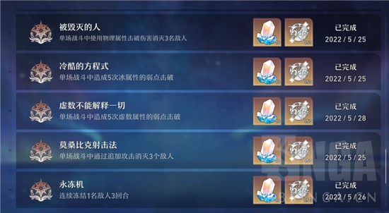 崩坏星穹铁道战意奔涌成就一览