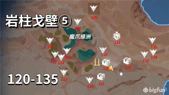幻塔岩柱戈壁100%探索度攻略