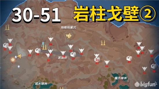 幻塔岩柱戈壁100%探索度攻略