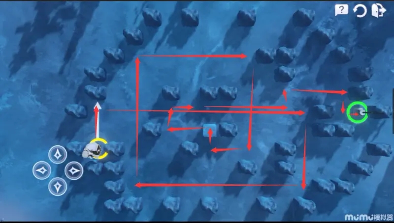 玛娜希斯回响圣诞活动滑冰推箱子小游戏攻略