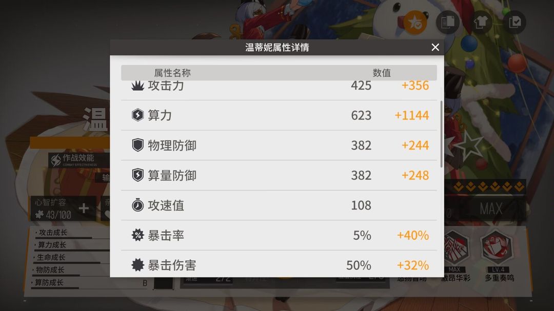 少前云图计划温蒂妮强度全面分析