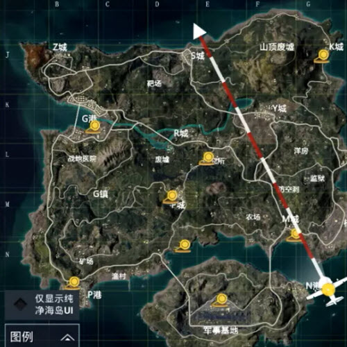 和平精英元旦舞台位置在哪