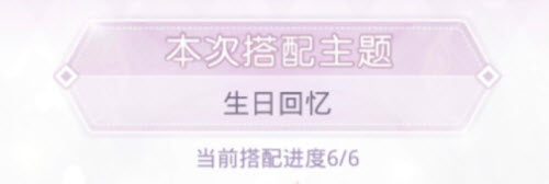 奇迹暖暖生日回忆高分搭配攻略