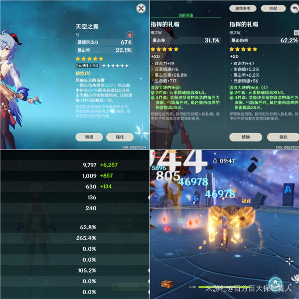 原神鹮穿之喙适合甘雨吗