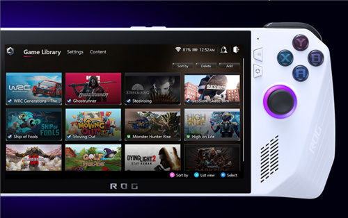 ROG首款游戏掌机来袭 首发锐龙Z1 Extreme处理器