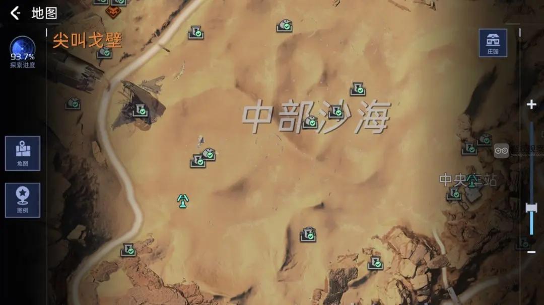 星球重启尖叫戈壁100%探索进度攻略