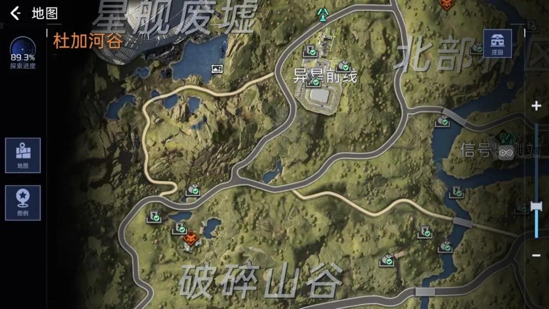 星球重启杜加河谷委托任务限时训练位置一览图