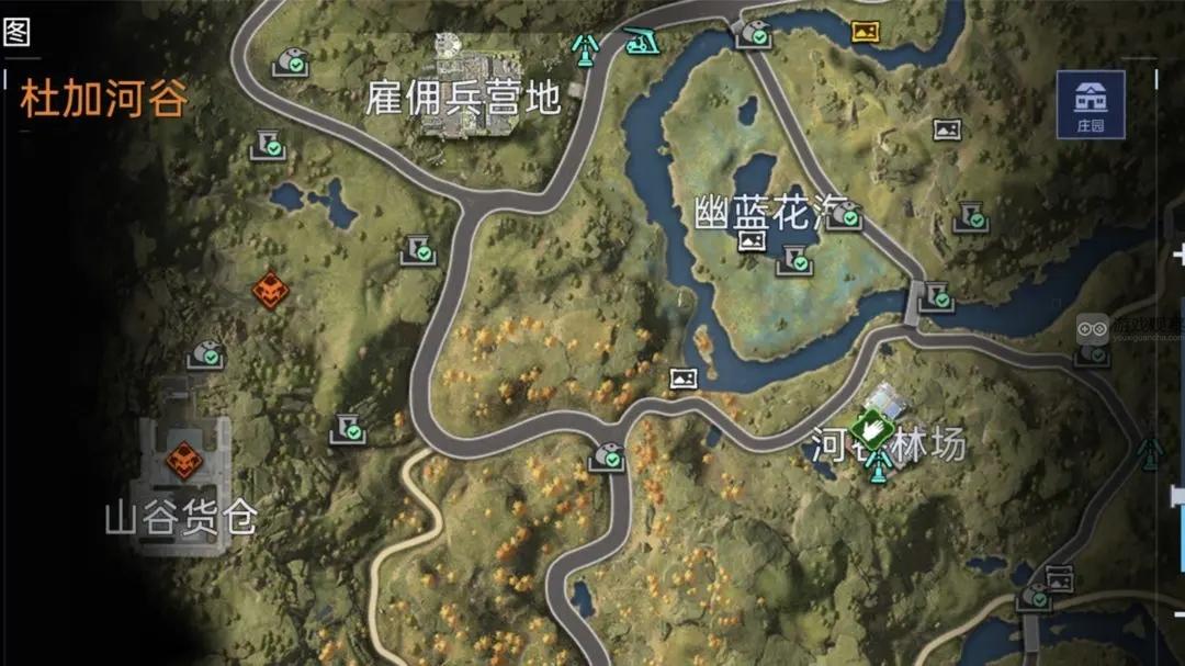 星球重启杜加河谷委托任务限时训练位置一览图