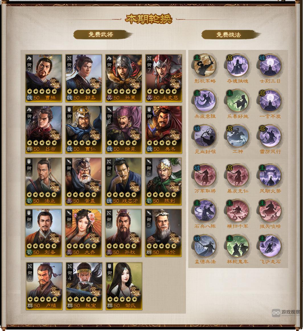 三国志战棋版半周年天梯比武争锋改动一览