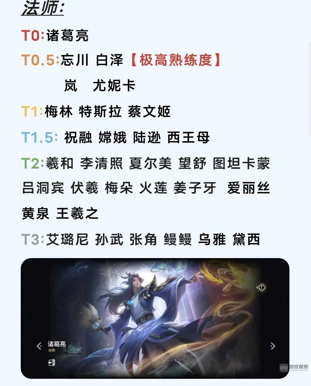 曙光英雄8月强度榜上分英雄推荐