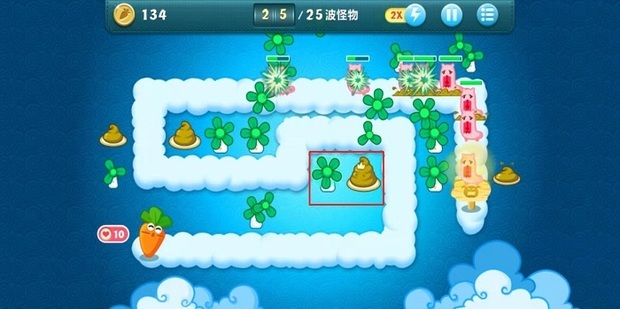 保卫萝卜天际6金萝卜攻略图